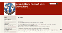 Desktop Screenshot of ceuxderawa-ruskadebassenormandie.com